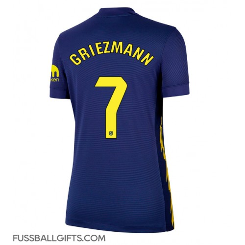 Atletico Madrid Antoine Griezmann #7 Fußballbekleidung Auswärtstrikot Damen 2025-26 Kurzarm